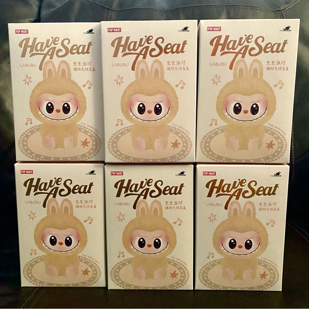 PopMart LABUBU 'Have A Seat' Collectible Blind Box (1 box)